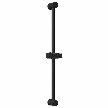 Brusehovedholder Sort 71 cm Rustfrit stål