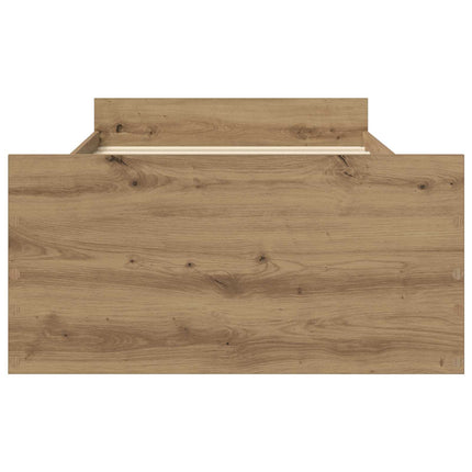 Sengestel med opbevaring Artisan-eg 80 x 200 cm Konstrueret træ