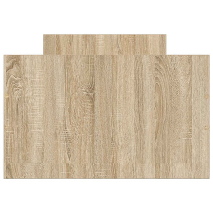 Sengestel med opbevaring Sonoma-eg 80 x 200 cm Konstrueret træ