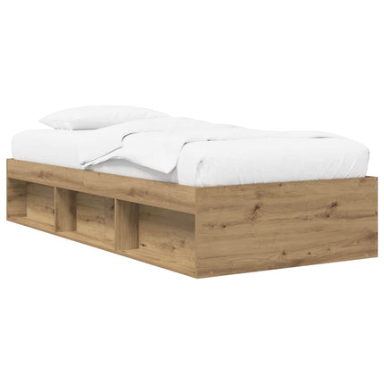 Sengestel med opbevaring Artisan-eg 80 x 200 cm Konstrueret træ