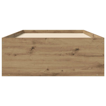 Sengestel med opbevaring Artisan-eg 80 x 200 cm Konstrueret træ