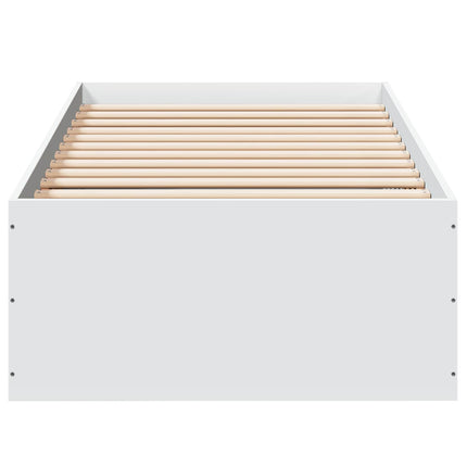 Gulvsengramme Hvid 80 x 200 cm Konstrueret træ
