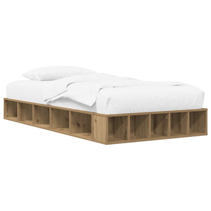 Sengestel med opbevaring Artisan-eg 80 x 200 cm Konstrueret træ
