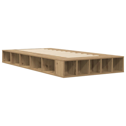 Sengestel med opbevaring Artisan-eg 80 x 200 cm Konstrueret træ
