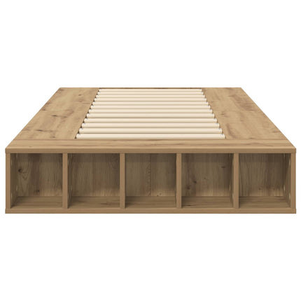 Sengestel med opbevaring Artisan-eg 80 x 200 cm Konstrueret træ