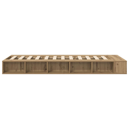 Sengestel med opbevaring Artisan-eg 80 x 200 cm Konstrueret træ