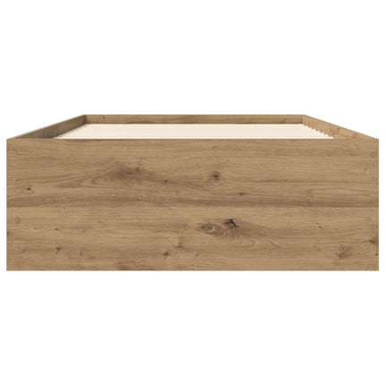 Sengestel med opbevaring Artisan-eg 80 x 200 cm Konstrueret træ
