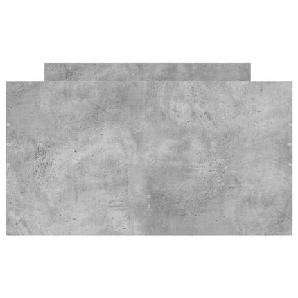 Sengestel med opbevaring Grå Sonoma 80 x 200 cm Konstrueret træ