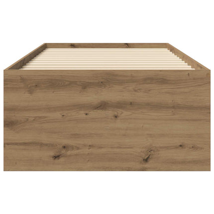 Sengestel med opbevaring Artisan-eg 80 x 200 cm Konstrueret træ
