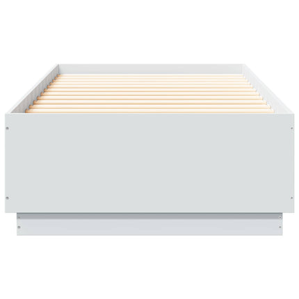Sengestel Hvid 80 x 200 cm Konstrueret træ