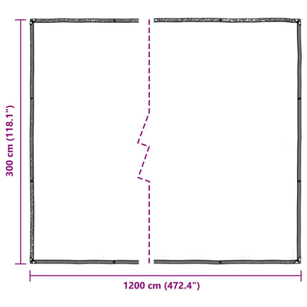 Planteovertræk Transparent 3 x 12 m PE