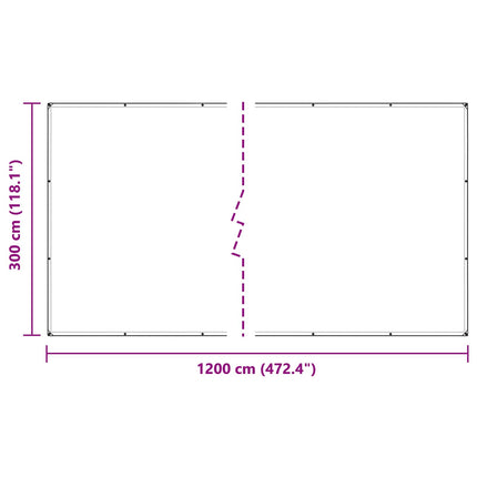 Planteovertræk Transparent 3 x 12 m PVC