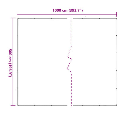 Planteovertræk Transparent 5 x 10 m PVC