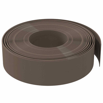 Havekant 25 m 15 cm PE Brun