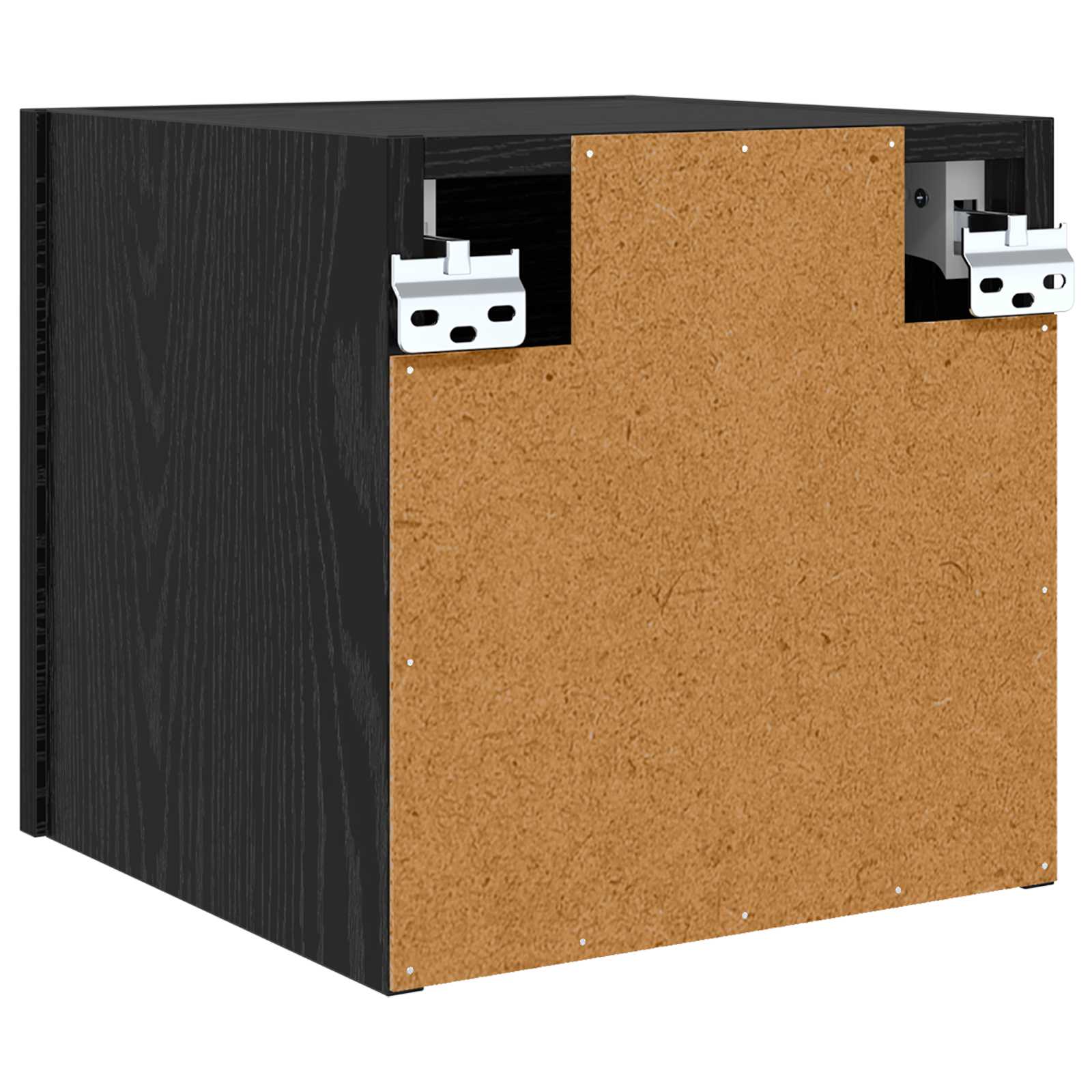 Vægmonteret TV Skab Vægmonteret 4 pcs Sort eg 30,5 x 30 x 30 cm