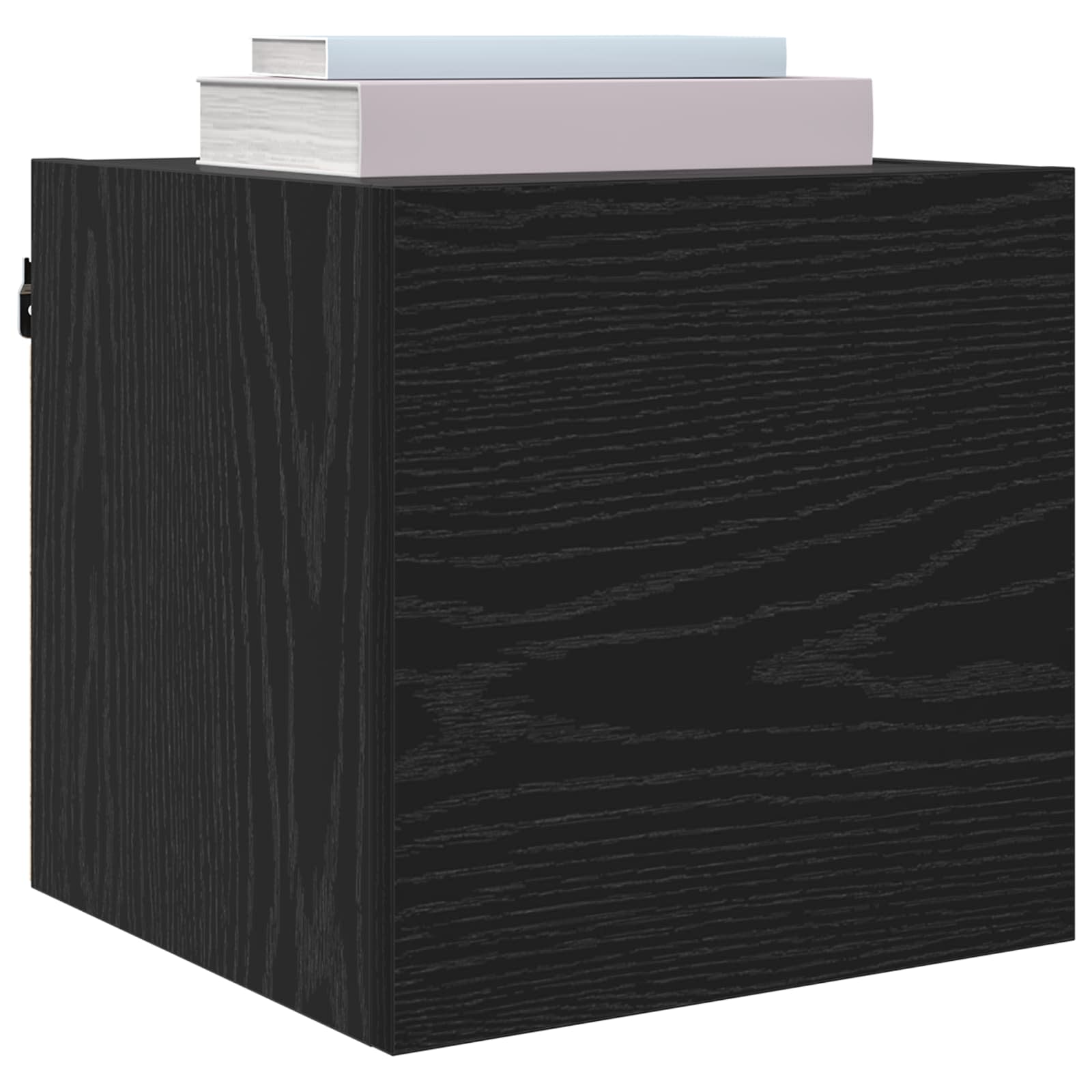 Vægmonteret TV Skab Vægmonteret 4 pcs Sort eg 30,5 x 30 x 30 cm