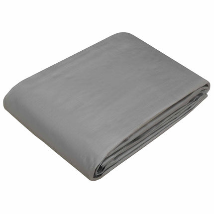 Presenning med øjer Lysegrå 2 x 3 m 260 gsm PE