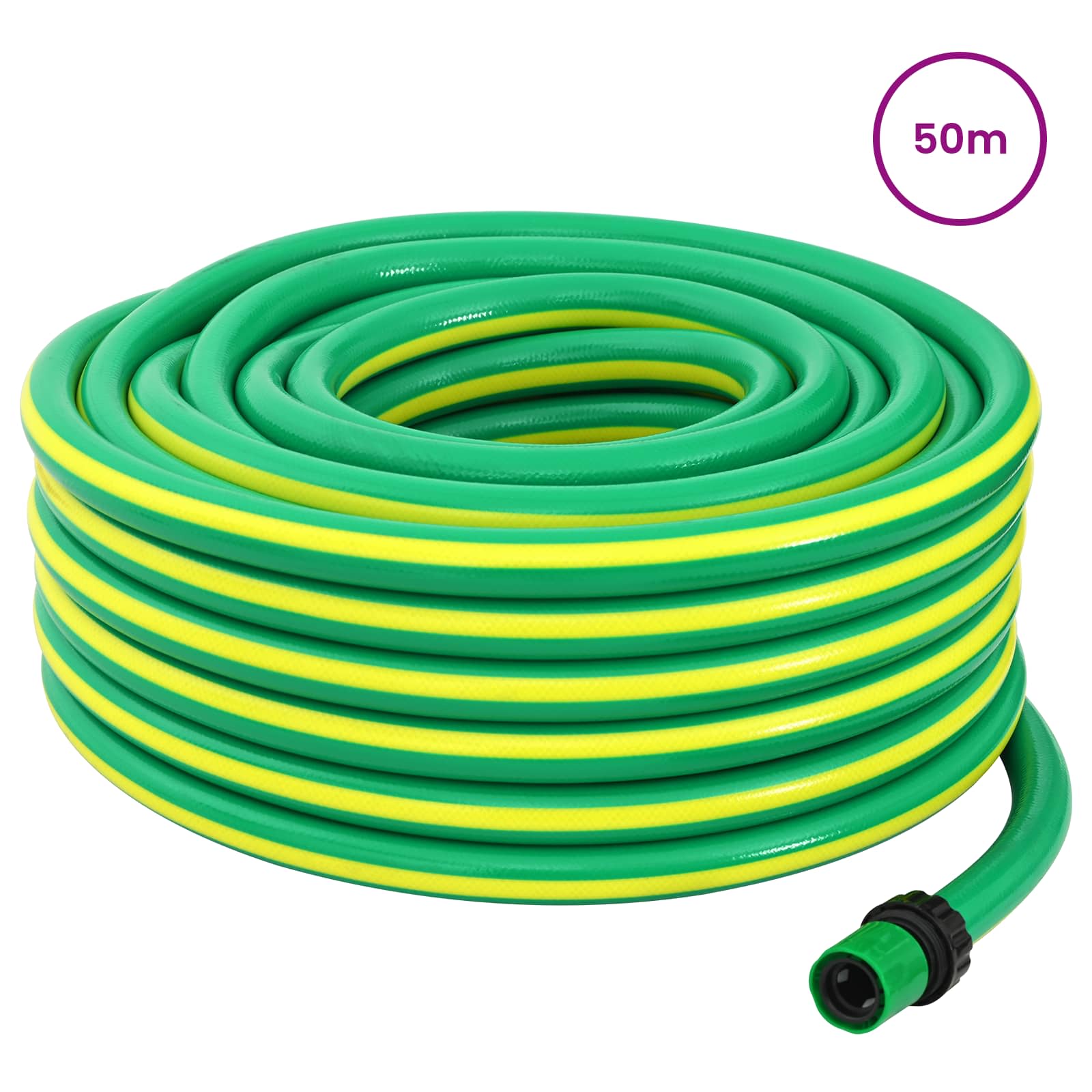 Have Slange 5-Lags Grøn og Gul 3 / 4'' 50 m PVC
