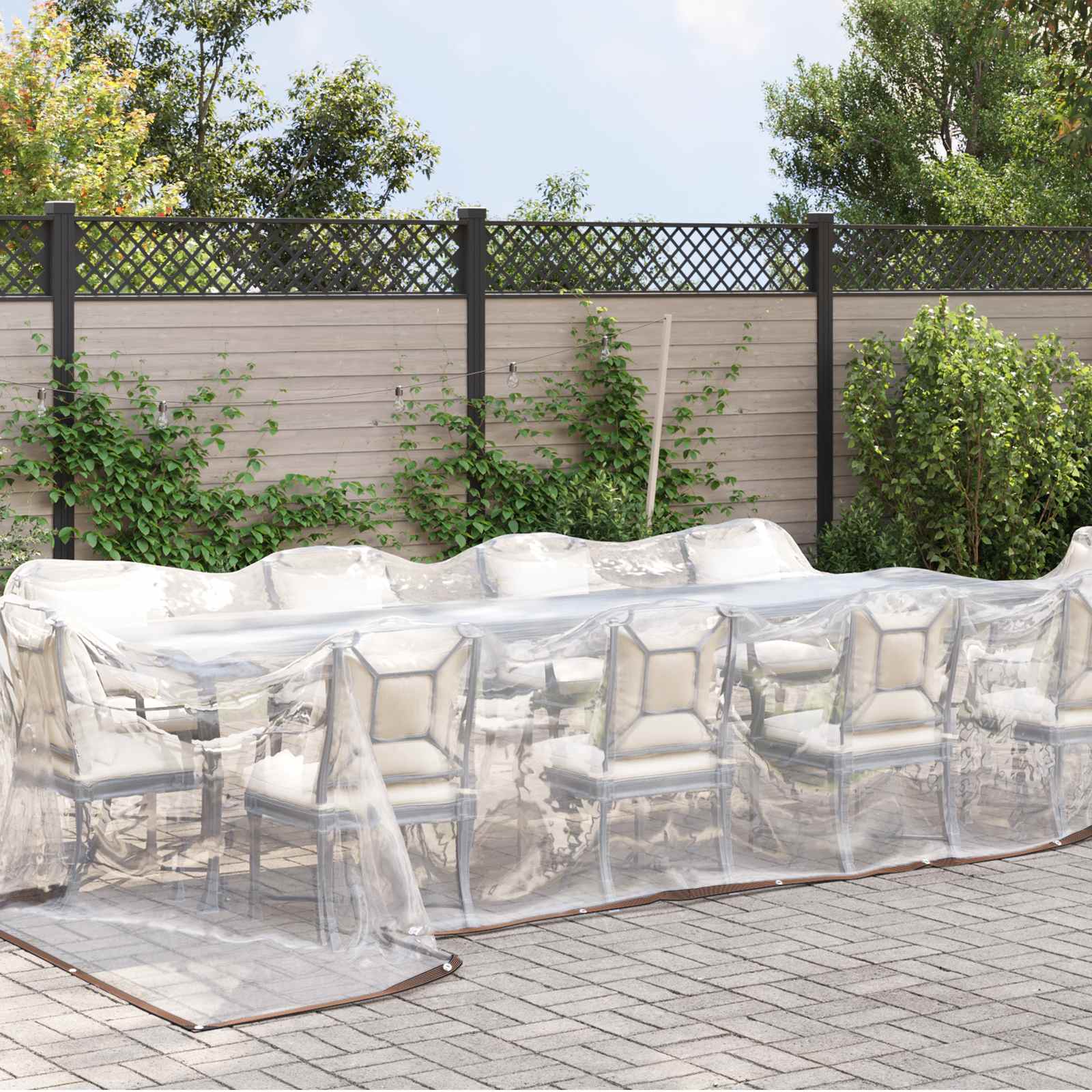 Presenning Transparent 7 x 5 m PE