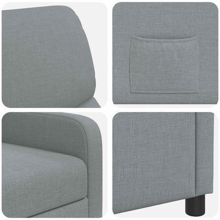 Recliner Lysegrå Stof