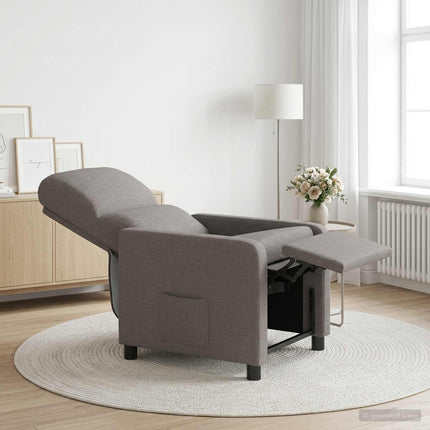 Recliner Gråbrun Polyester