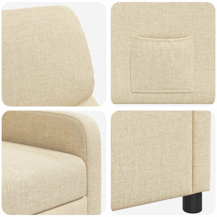 Recliner Cremefarvet Stof