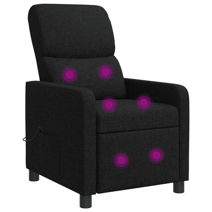Massage Lænestol Sort Polyester