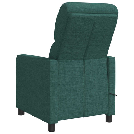 Massage Lænestol Mørkegrøn Polyester