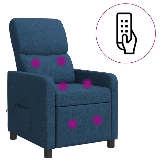 Recliner Blå Stof