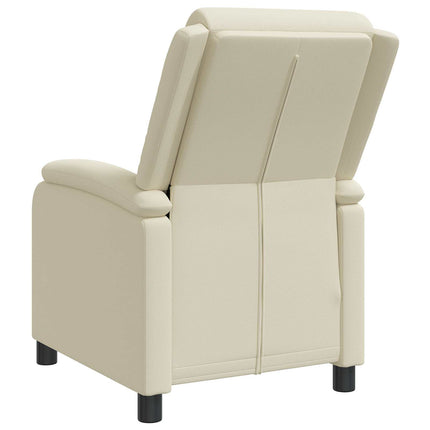Recliner Cremefarvet Kunstlæder