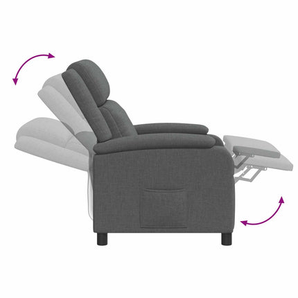 Recliner Mørkegrå Stof