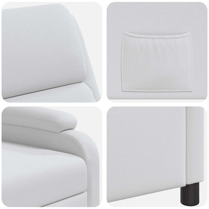 Recliner Hvid Stof