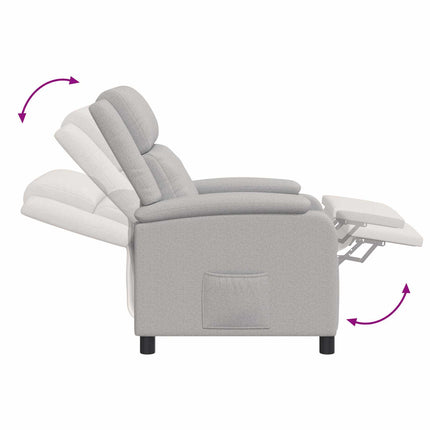 Recliner Skygrå Stof