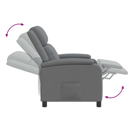 Massage Lænestol Grå Kunstlæder
