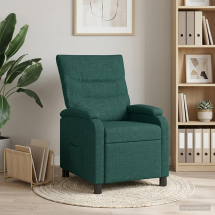Recliner Mørkegrøn Stof