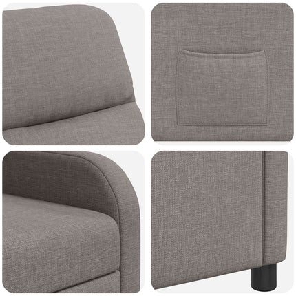 Recliner Gråbrun Stof