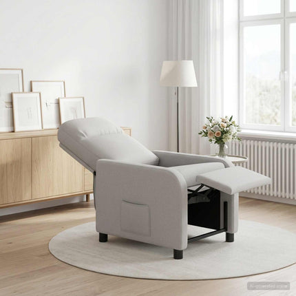 Recliner Skygrå Stof