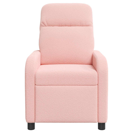 Massage Lænestol Lyserød Bouclé