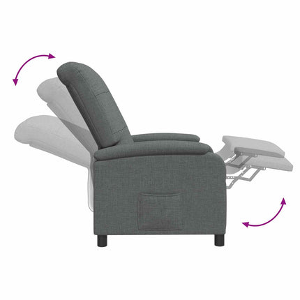 Recliner Mørkegrå Stof