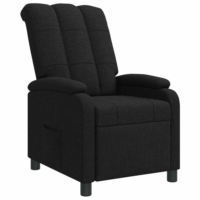 Recliner Sort Stof