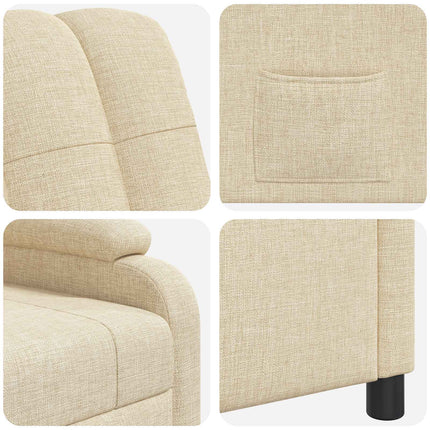 Recliner Cremefarvet Stof