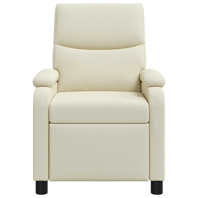 Recliner Cremefarvet Kunstlæder