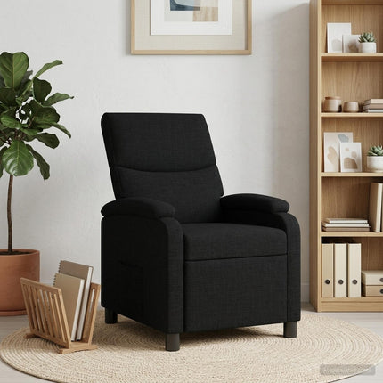Recliner Sort Stof
