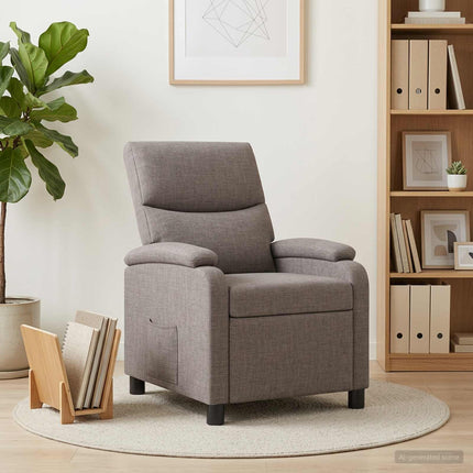 Recliner Gråbrun Stof