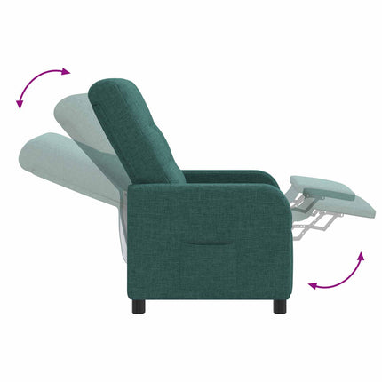 Recliner Mørkegrøn Stof