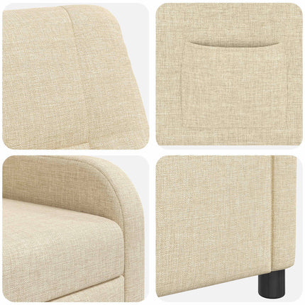 Recliner Cremefarvet Stof