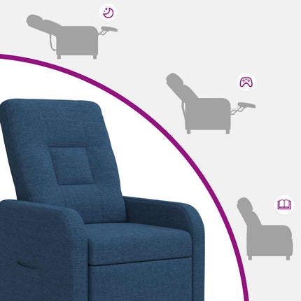 Recliner Blå Stof
