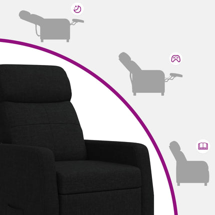 Recliner Sort Stof