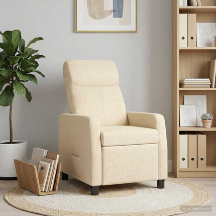 Recliner Cremefarvet Stof
