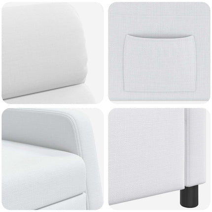 Recliner Hvid Stof